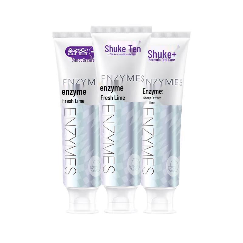 Suke Enzyme Whitening Fresh Lime Toothpaste (3x120g)