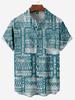 Camicia casual da uomo a maniche corte, con stampa 3D e bottoni, camicia estiva da spiaggia, camicia da campeggio, camicia formale da uomo a maniche corte
