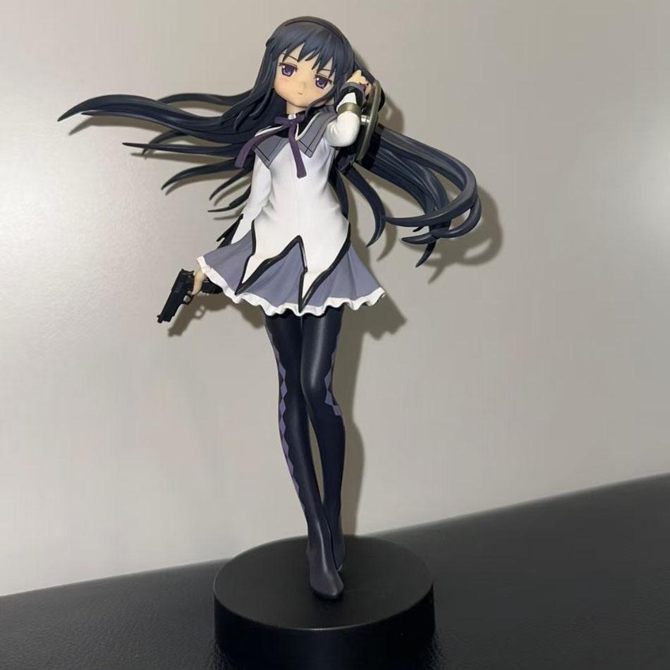 Puella Magi Madoka Magica Homura Akemi Φιγούρα Anime από PVC Διακοσμητικά για Επιφάνεια Εργασίας Μοντέλο Βαθμού Συλλέκτη Loli