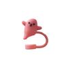 Cute Ghost Straw Covers Cap Compatible With Stanley Cup Silicone Reusable Drinking Straw Topper Accessories Halloween Gifts