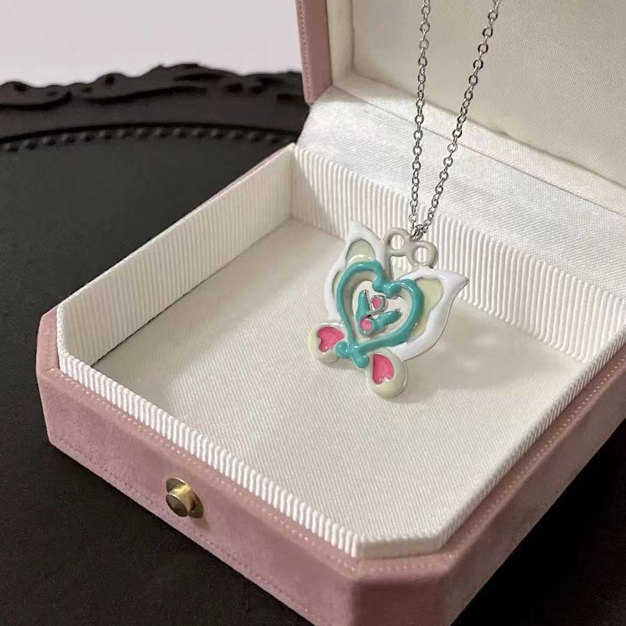 

JMXD-Sweet Girl Heart Ожерелье Ключичная цепочка