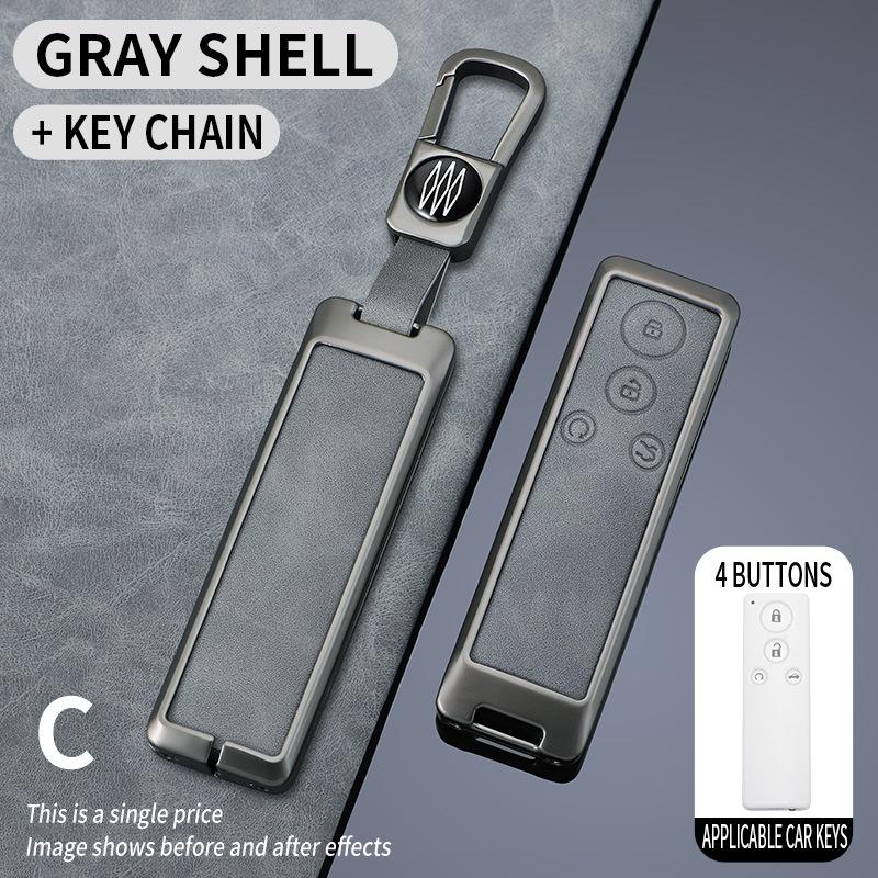 BYD Surui G5 Smart Key Metal Leather Protective Case