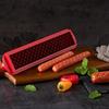 Coupeur de Saucisse et Hot Dog Ustensiles de Cuisine Nouveau Grade Commercial Maille de Précision à Rainures Croisées Trancheur pour Saucisse Hot Dog Outil BBQ