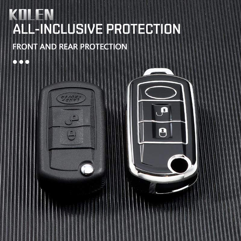 Custodia Copri Guscio Portachiavi Auto in TPU per Land Rover Range Rover Sport Lr3 Discovery 3 Pulsanti Portachiavi Protetti Borsa Accessori