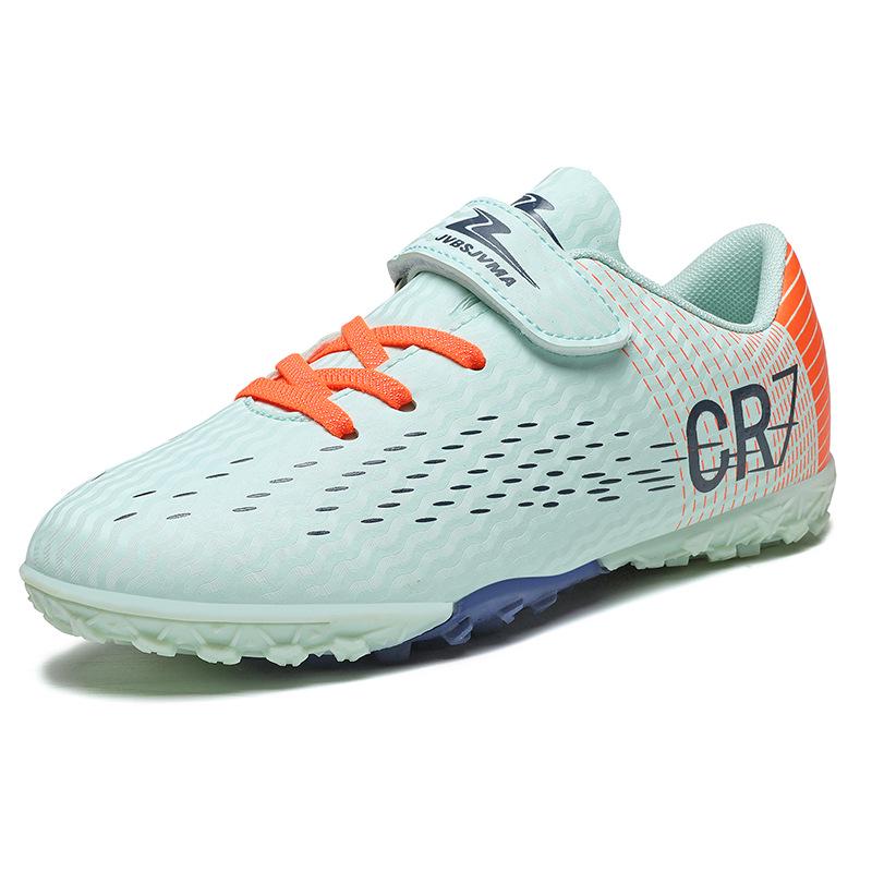 Chaussures de Football Cross New Falcon pour Enfants à Velcro, Crampons Longs Homme, Entraînement Femme, Compétition Pro Jeunesse