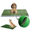 Pet Dog Cat Artificial Grass Toilet Mat Indoor Potty Trainer Grass Turf Pad Pet Supplies