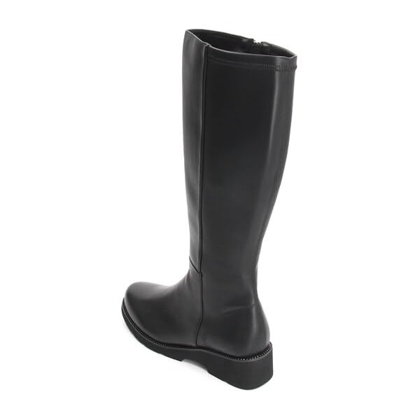 Long Boots Comfort Back Stretch Long Boots 3022 3022 Black [Composition Nine]