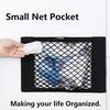 Universal Mesh Cargo Net With Tape Stickers Car Stretchable Storage Net Wall Sticker Organizer Pouch Bag Storage Mesh Net For SUV Car Trunk