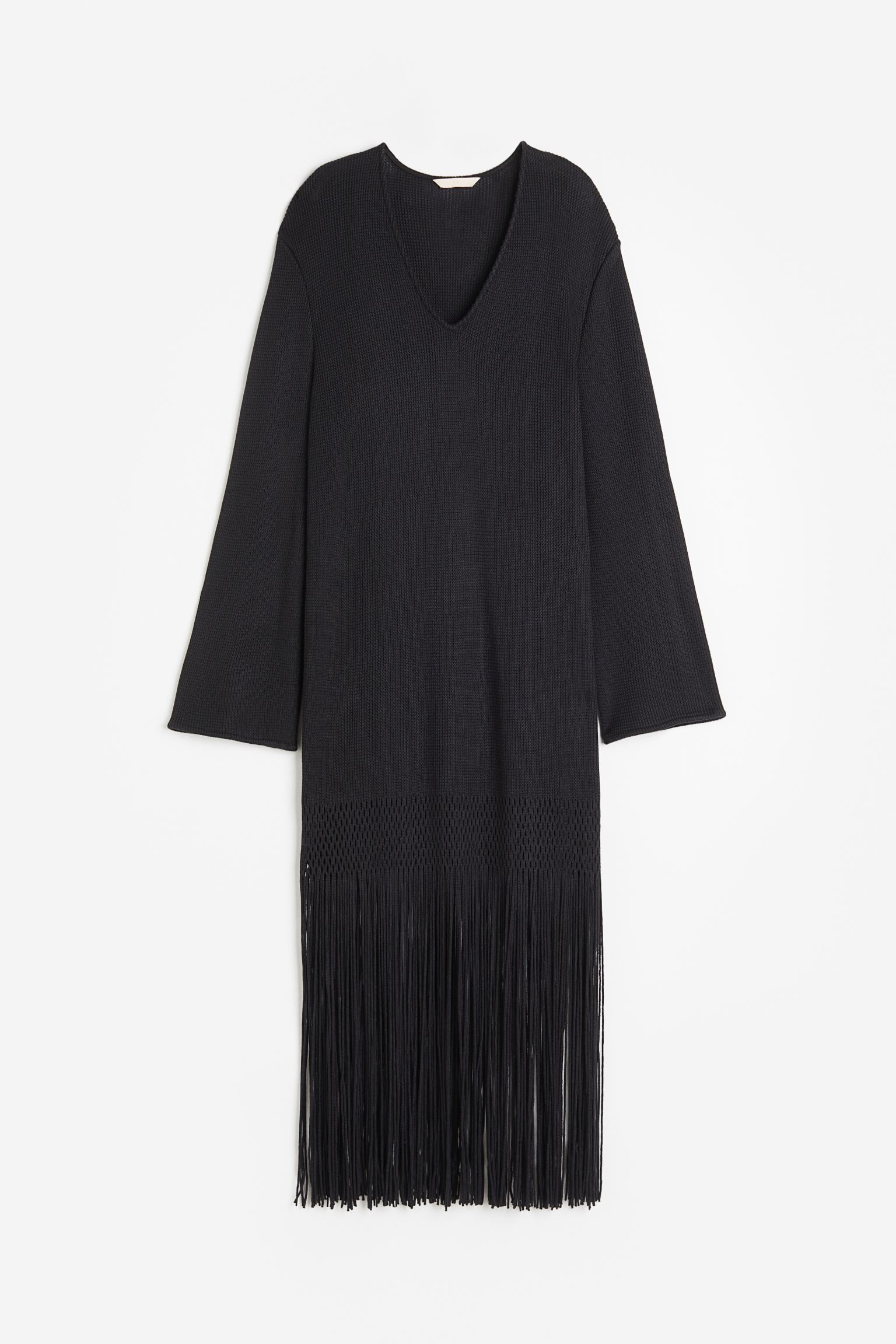 

Fringe-trimmed dress
