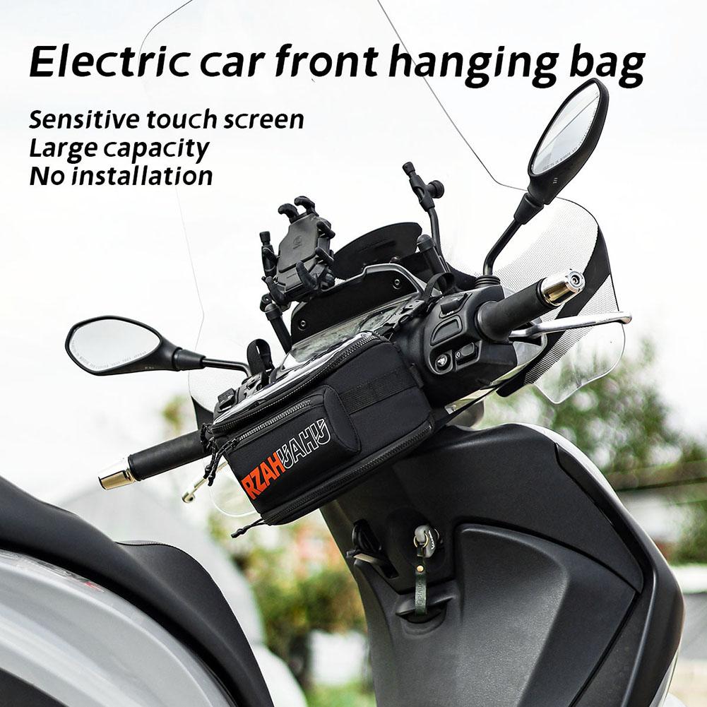 Motorcycle Waist Bag Touch Screen Motorcycle Storage Bag Large Capacity Outdoor Casual Waist Bag Motorcycle Accessories