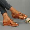 Women's Fashionable Oversized Ethnic- Herringbone Sandals