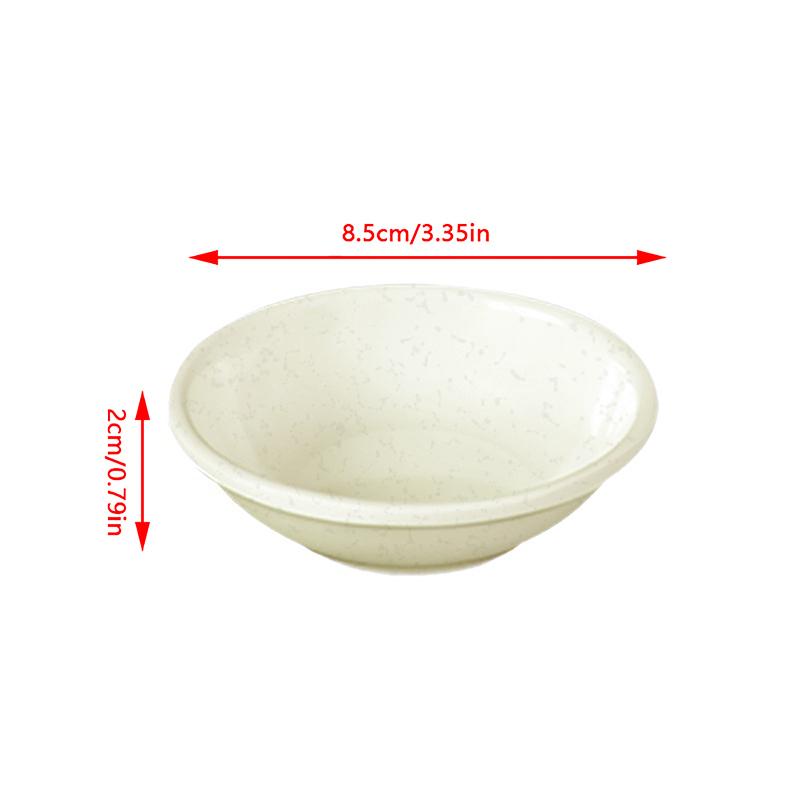 10 ks Misky na kořenící omáčku Máslo Hořčice Sushi Ocet Sójová Plastová Talíř Miska Kuchyňský Podšálek Pro Restauraci Domov Bufet