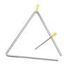 8 Inch Triangle Bell Triangolo with Metal Mallet Idiophone Steel Percussion Children Toddle Kid Rhythm Learning Early