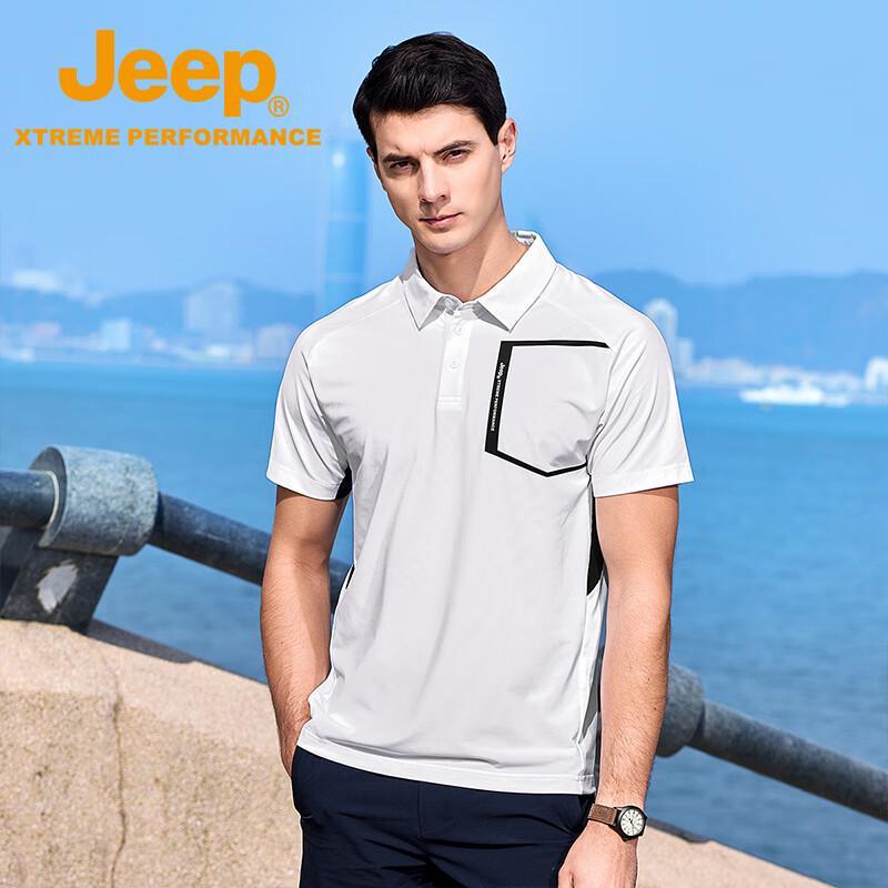 

Jeep Men s Starlight Series Short Sleeve Polo Shirt XL