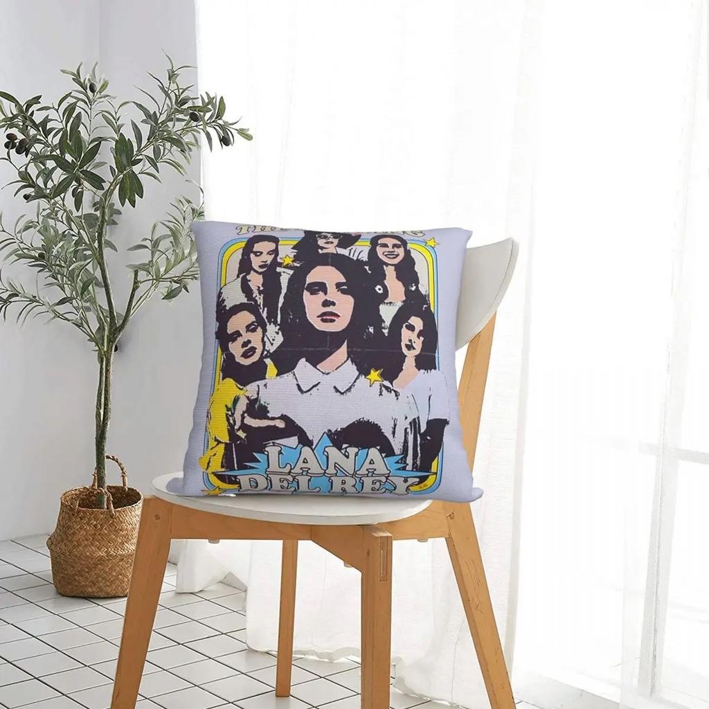 Amazing Lana Del Rey Square Pillow Case Cushion Covers  Decorative Pillowcase for Sofa