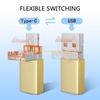 B03C Type C to MicroSDs Card Reader, Easy File Access with Included USB Converters for PC Laptop