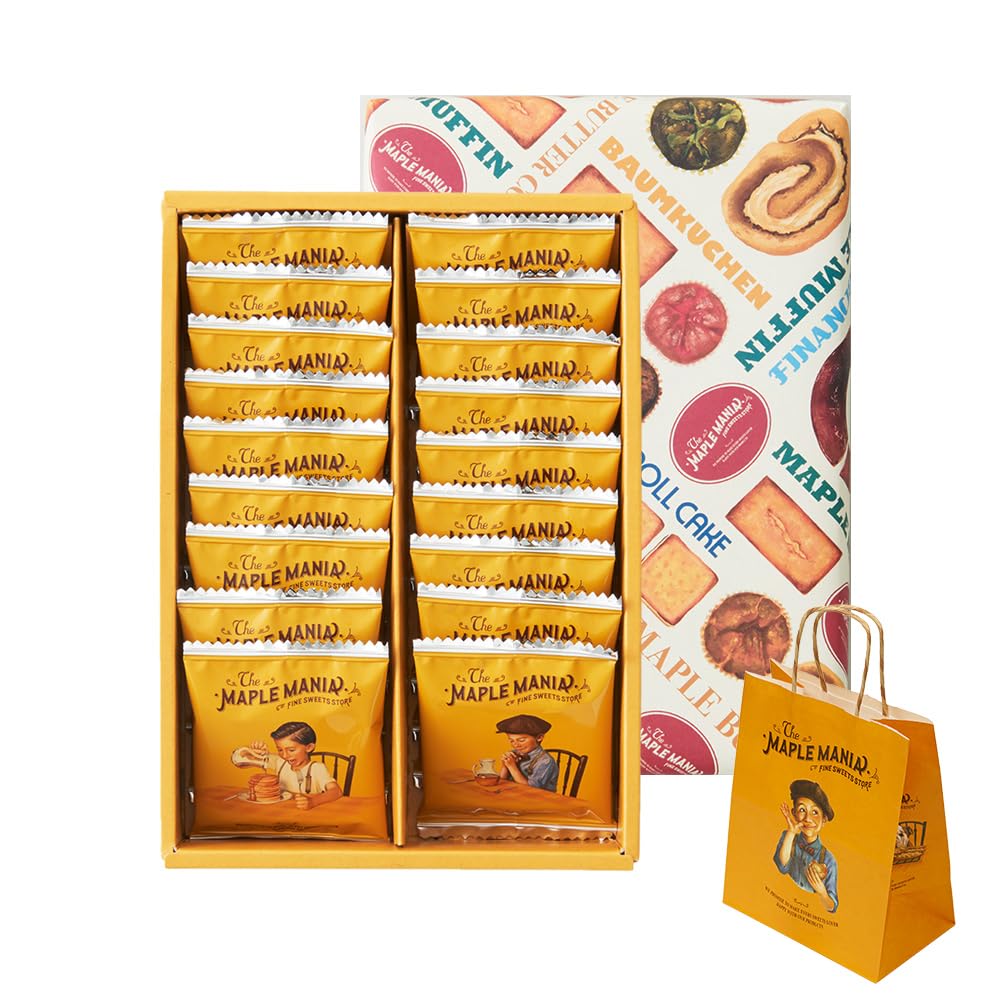 

Maple Maple butter pack of 18 carrying Tokyo individually return gifts for special baked retirement for adults [The Mania] cookies, [with bag] Sweets,