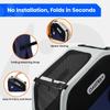 Collapsible Soft Sided Dog Crate Heavy Duty Metal Frame Portable Travel Kennel for Small Medium Large Dogs Indoor Outdoor Use