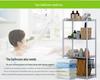 Solno Multi-Layer Iron Storage Rack for Kitchen & Bathroom