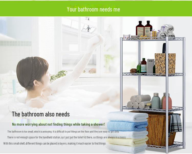 Solno Multi-Layer Iron Storage Rack for Kitchen & Bathroom