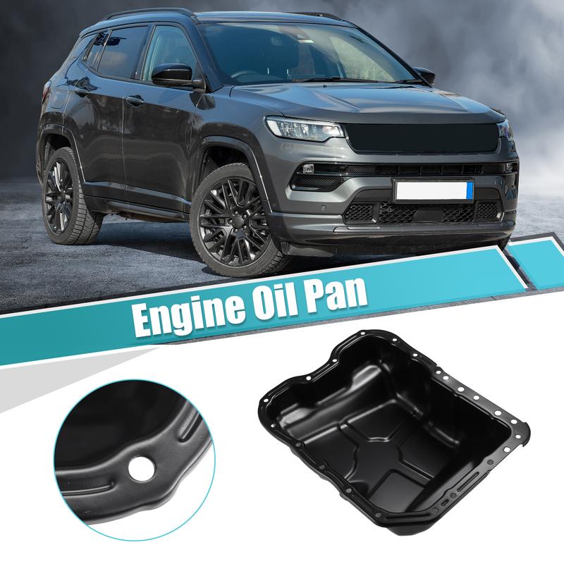 UXCELL 1 шт. Замена масляного поддона № 4884665AF Подходит для Jeep Compass 2007-2017 Черный