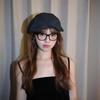 Adjustable Striped Berets Breathable Newsboy Cap New British Cap  for Women Girl