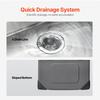 SucceBuy 25/33 inch Kitchen Sink Workstation 304 Stainless Steel Top Mount Sinks Household Dishwasher Sinks for RV Prep Kitchen