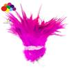 Whole 900PCS Fade Rooster Feathers Dyeing 5-6" Hackle 12-15 Cm Strung DIY Chicken Plume Jewelry Costume Hat Party Mask