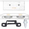 60pcs Adjustable Furniture Concealed Connector 2in 1 Cabinet Accessories  Furniture