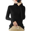 Women's Ribbed Slim Fit High Neck Long Sleeve Fall Sweater
