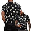 Men's Halloween Party Graphic T Shirt Casual Loose Fit Short Sleeve Top Comfortable Lightweight Fabric Seasonal Design
