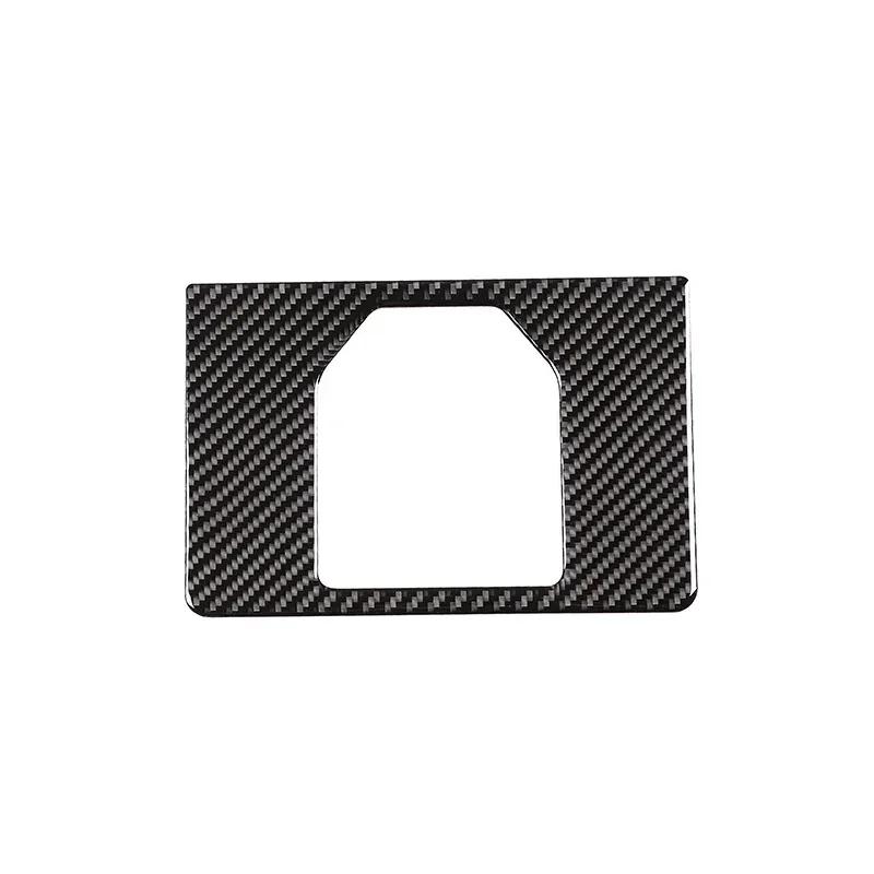 For Land Rover Range Rover Evoque L551 -2024 Soft Carbon Fiber Car Gear Panel Cover Trim Sticker Interior Car Accessories