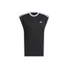 Sports Sweat-Wicking Crew Neck Sleeveless Vest Men's Black