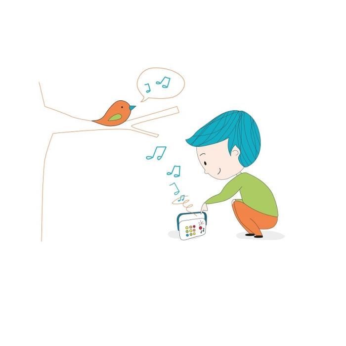 Smoby kidcorder lecteur audio enregistreur