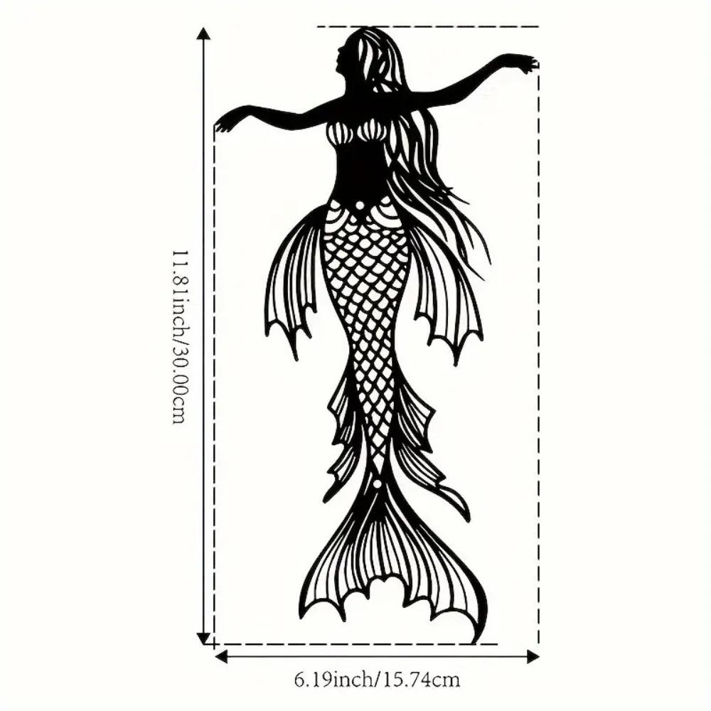 Wrought Iron Fish Wall Art Outdoor Garden Fence Decor Metal Animal Mural for Living Room Balcony Indoor Home Gift