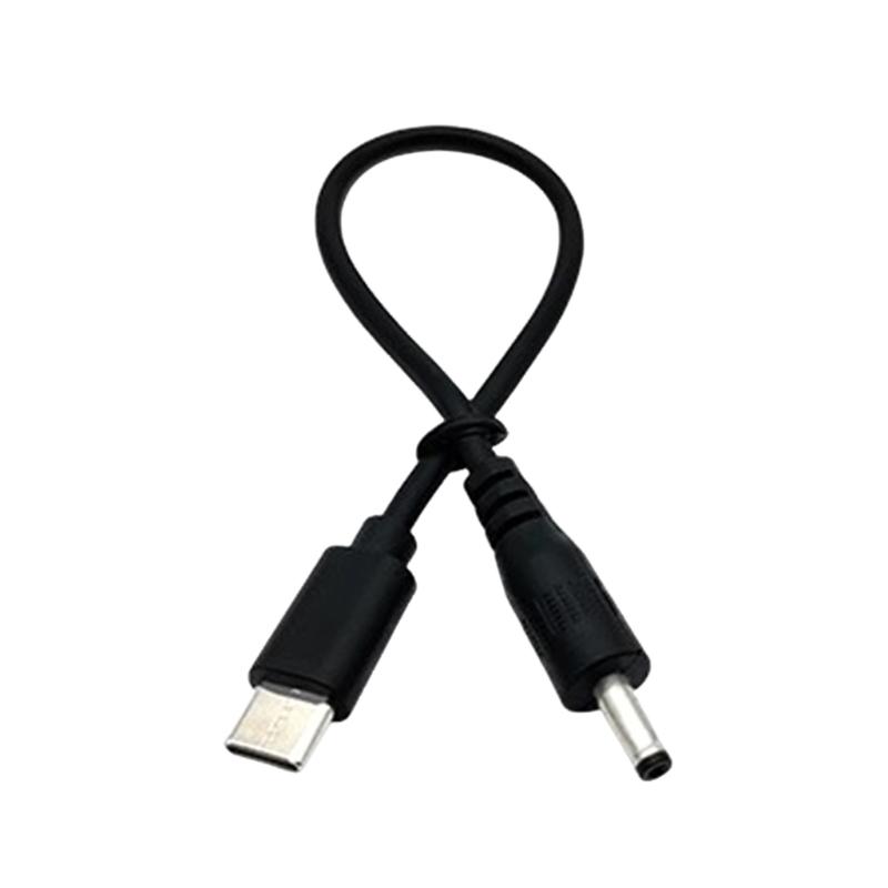 DC5V Male To Type C Male Charging Cable for Phone Tablet Speaker Headphones 4 Connector Size Supports Up To 36W Power