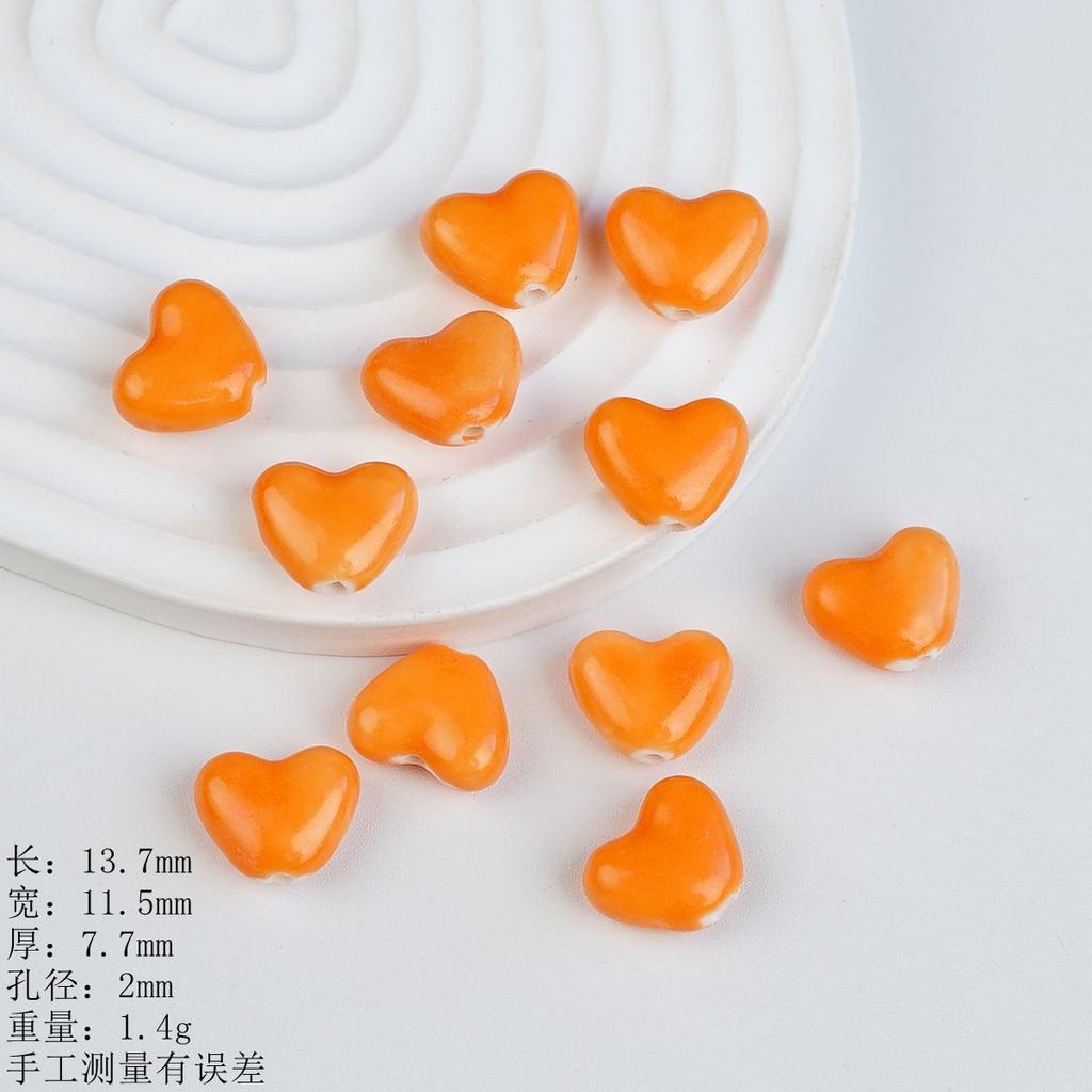 Love beads loose beads accessories ceramic bracelets handmade DIY material manufacturers