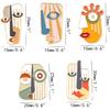 5 Pcs Picasso Style Enamel Pin Art Mask Brooch Pins Dress Accessories Fashion Shiny Brooch for Any Special Occasions