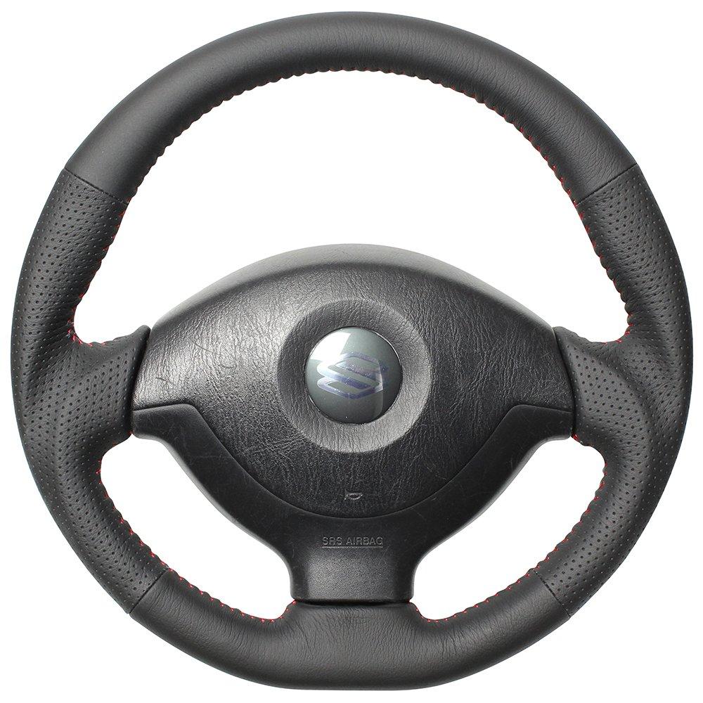 REAL All Leather Steering Wheel Jimny Sierra [Jimny (JB23W 5th-9th generation) / (JB43W 4th-8th generation)] JB-LPB-RD