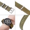 Cinturino per Orologio a Coste 18mm 20mm 22mm per Omega Tessuto Militare Braccialetto Sportivo Cinturino con Chiusura Tessuto Cinturino di Ricambio Uomo Donna
