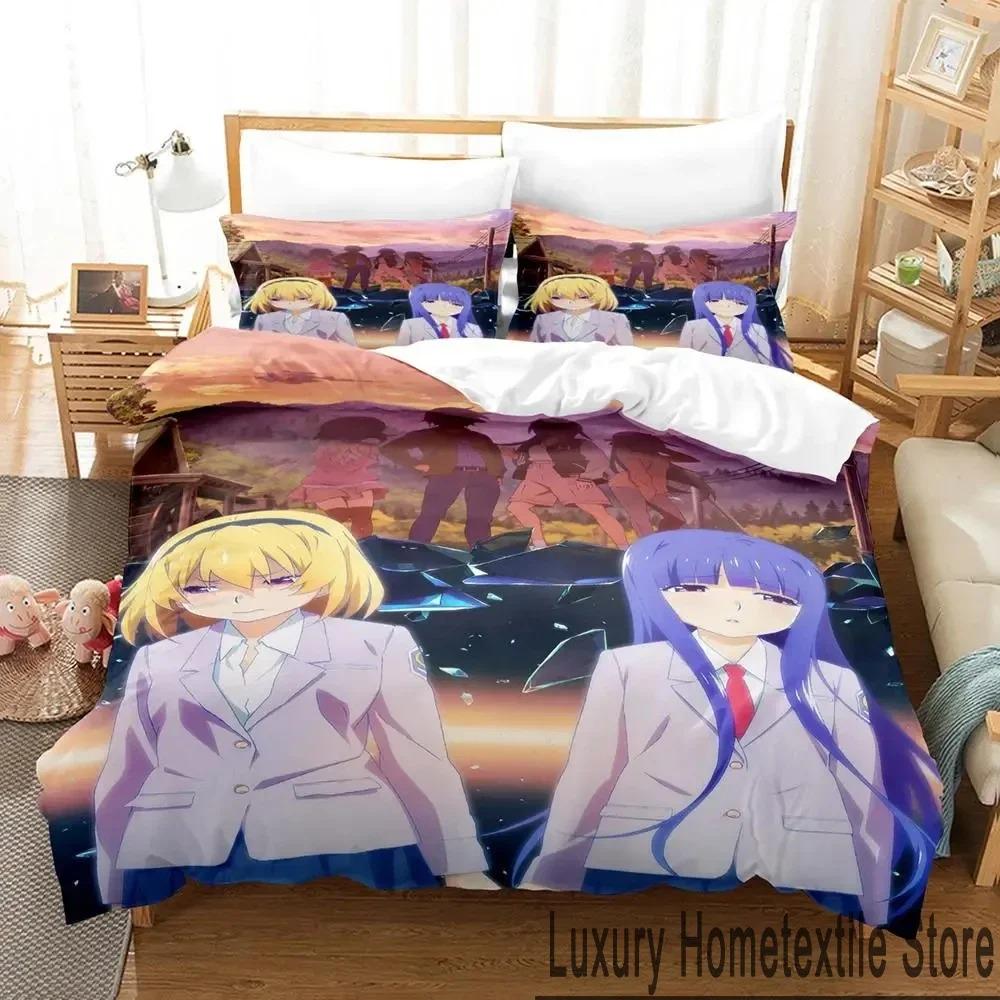 Breathable SkinFriendly King Queen Quilt Comforter Anime Higurashi When They Cry 3D Bed Size Boys Adult