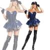 Policewoman Suit Bar Club Party D Show Costume Navy Uniform Seduction Cosplay Stewardess Suit Police Suit