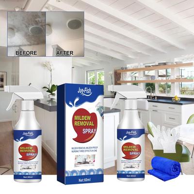 Schimmelentferner-Set Reinigung Badezimmerfliesen Wände Decke Schimmelflecken Mehrzweck Schimmelfleckenentferner Spray