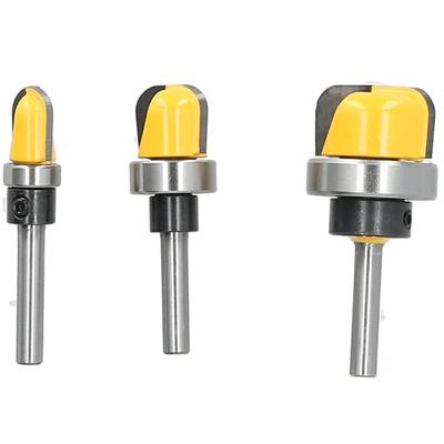 3vnt 6 mm frezavimo antgalis didelio stiprumo medienos apdirbimo frezavimo įrankių rinkinys