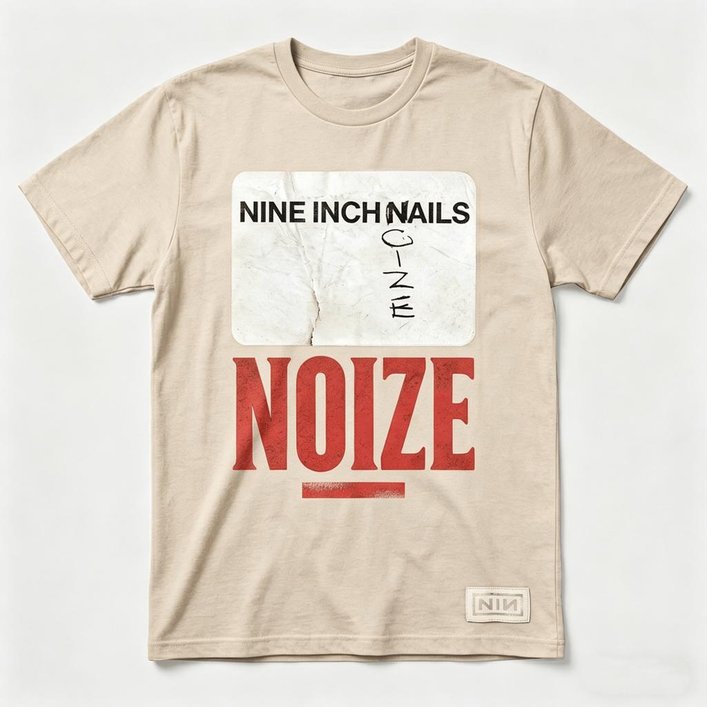 Nine Inch Nails New Album Nine Inch Noise  Unisexs Luxury Tshirt Unisex O Collar Cotton Short Sleeve 21st Century Fashion