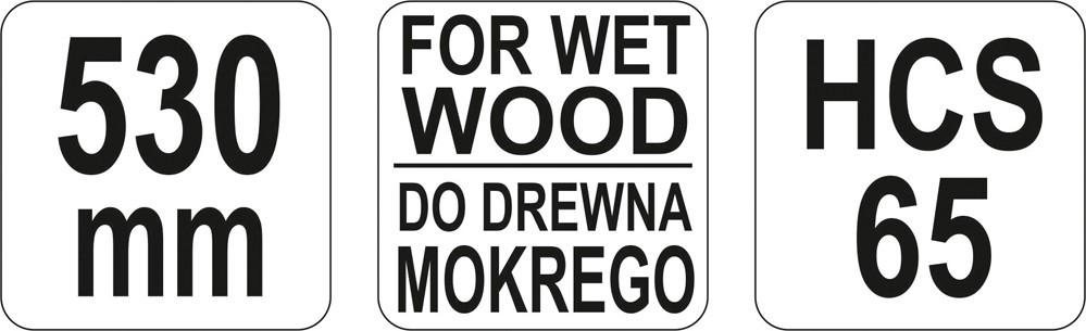 Wet wood saw blade 530 mm YT-3232 YATO