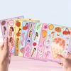 8/16/24 Sheets Ice Cream Cake DIY Make A Face Stickers Puzzle Toys Kids Birthday Party Favors Pinata Fillers Gift for Guests