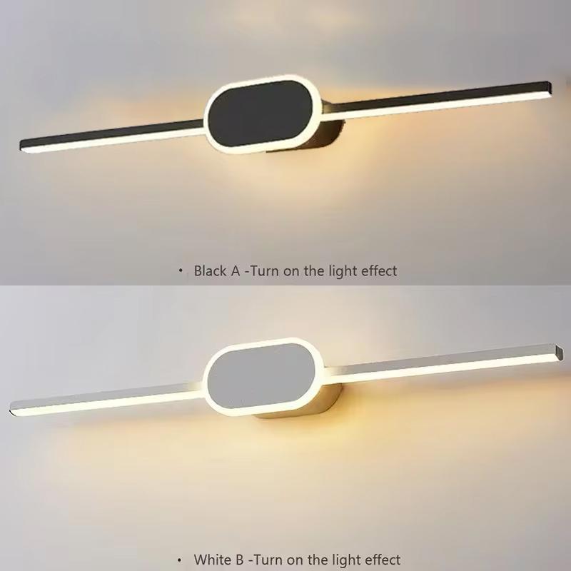 40/60/80cm Mirror Front Light Tricolor Light For Restroom Bedroom Mirror Front Lighting LED Wall Sconce