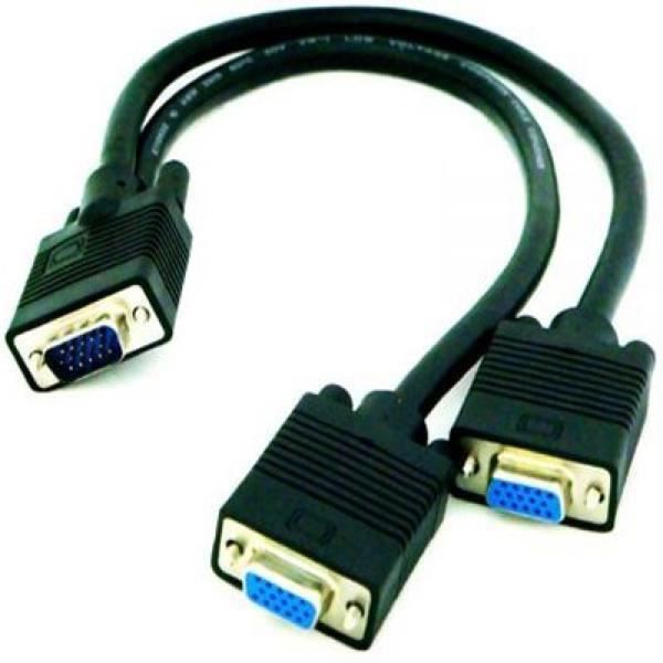 CABLE BIFURQUÉE SVGA 15M/ 2*15H 45 CM