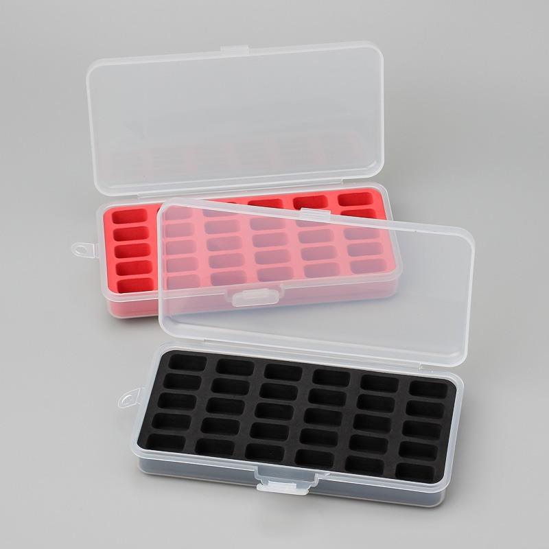 Organizator multifuncțional cu 30 de compartimente 1 bucată Organizator portabil pentru bobine cu burete